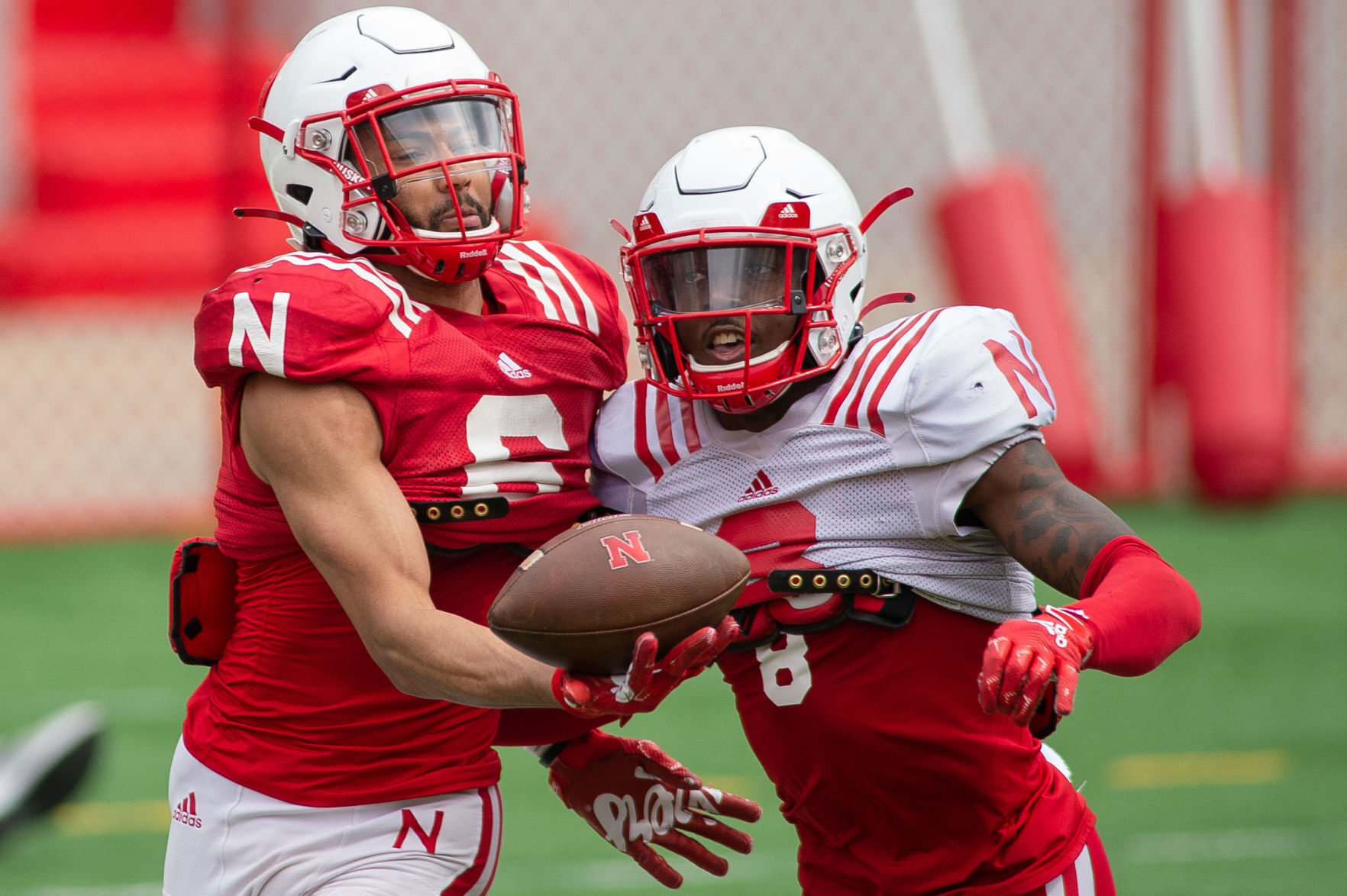 Nebraska football practice, 4.17